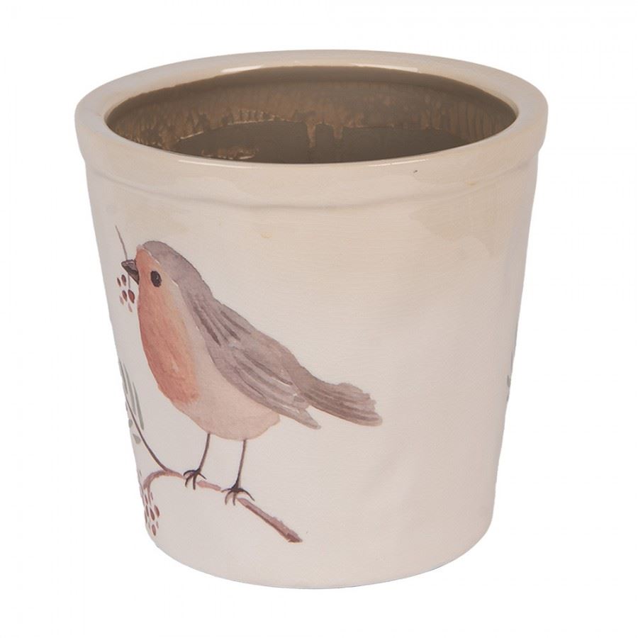 Vintage Style Ceramic Flower Pot Bird, 17*16 cm, 6CEVGP0001L