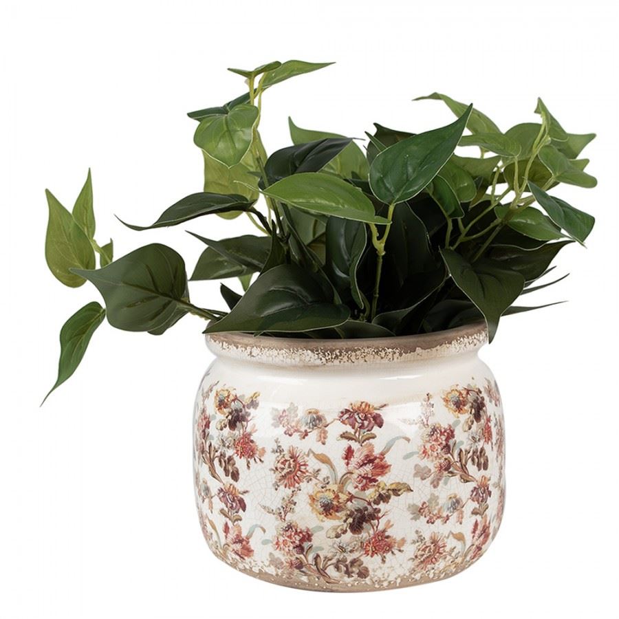 Ceramic Flower Pot in Vintage Style, 20*15 cm, 6CE1650L