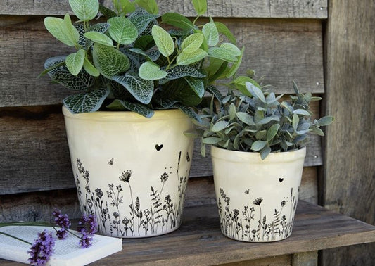 Ceramic Vintage-Style Flower Pot, 21*20 cm, 6CEFAF0001XL