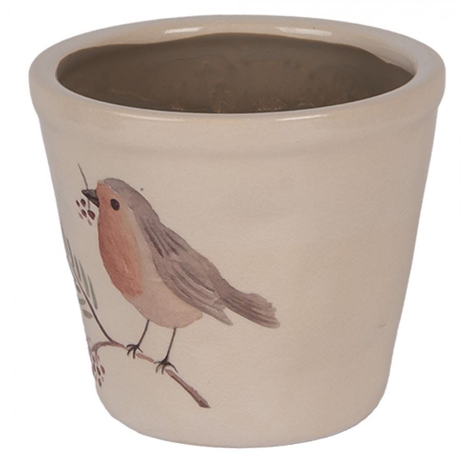 Vintage Style Ceramic Flower Pot Bird, 21*20 cm, 6CEVGP0001XL