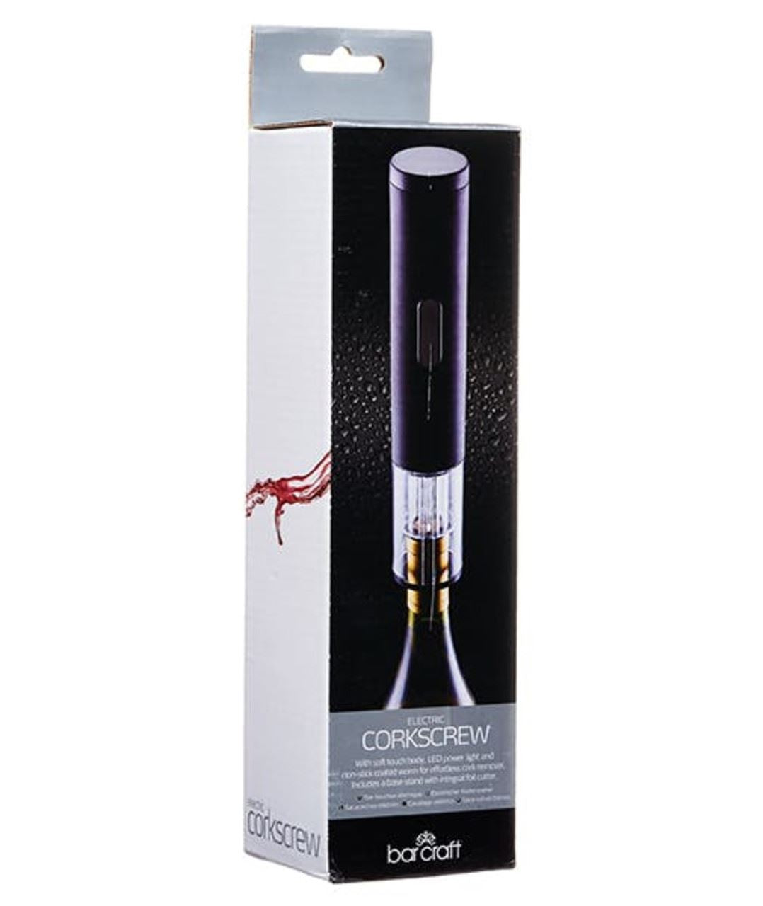 Sleek Electric Corkscrew Wine Opener