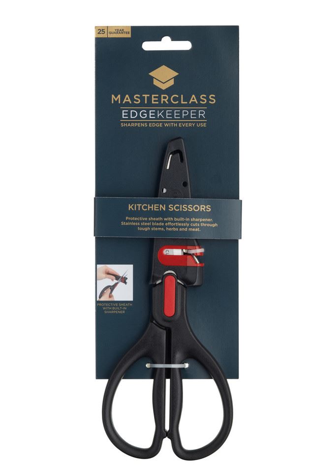 Kitchen Shears MasterClass - Stainless Steel with Built-in Sharpener