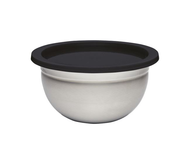 Metal pot with lid
