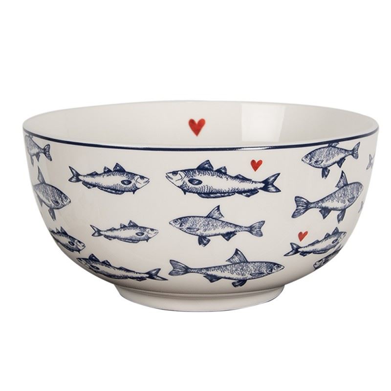 Piala Blue White Fishes, 500 ml, SSFBO