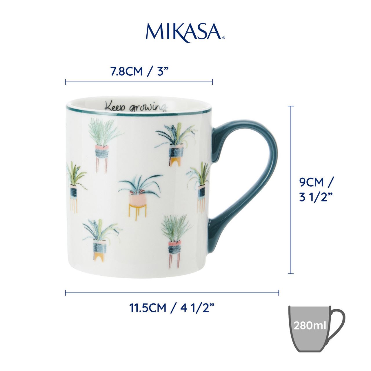 Mikasa Cactus Cup, 280 ml, MKCANCACTUS