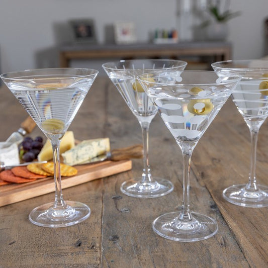 Mikasa Cheers Martini Glass Set, 5159319 Mikasa Cheers Martini Glass Set