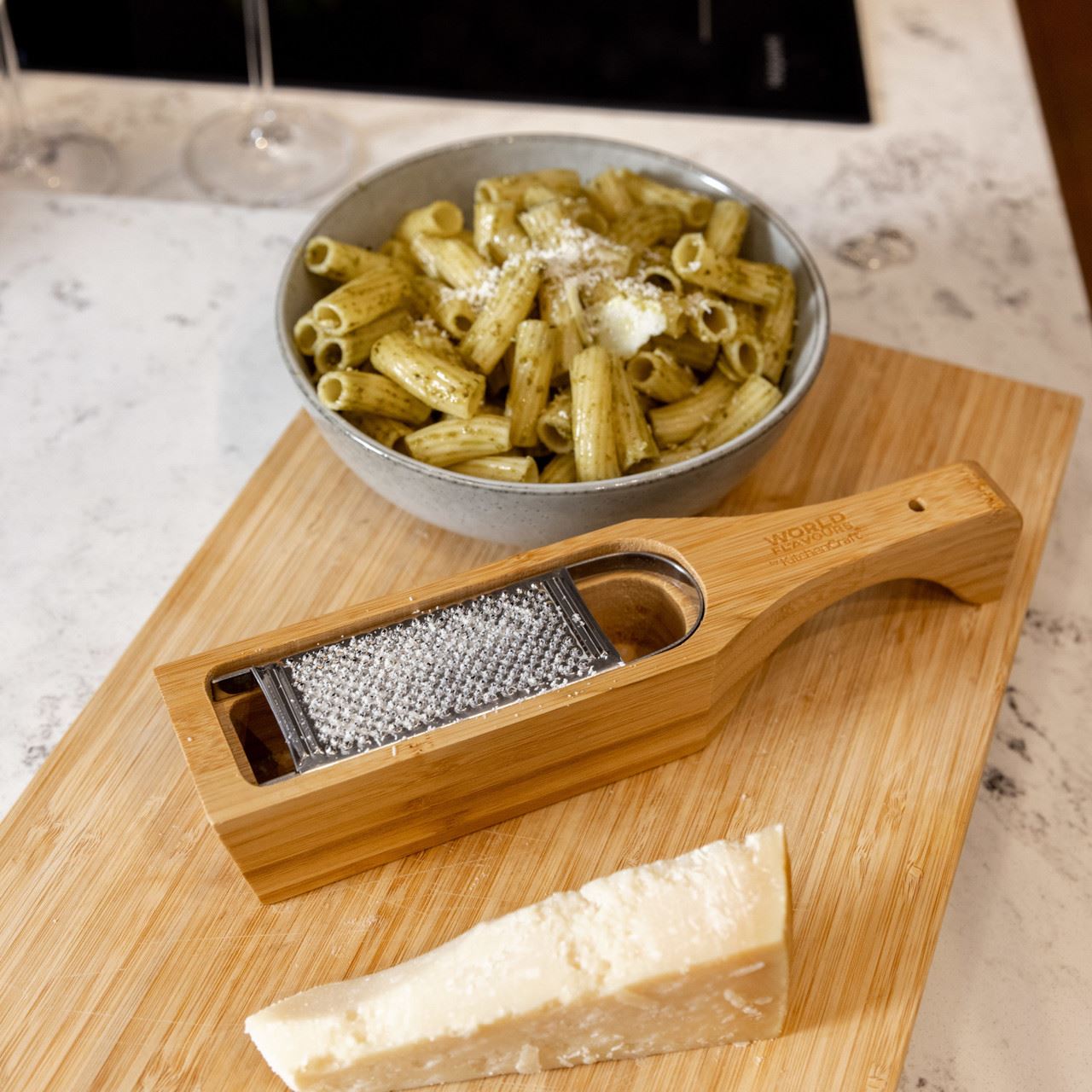Wood & Stainless Steel Cheese Grater from KitchenCraft